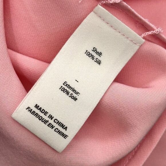 Cinq a Sept Marta Cami S Venus Pink Silk Cowl Neck Romantic Coquette Classic - Picture 7 of 12